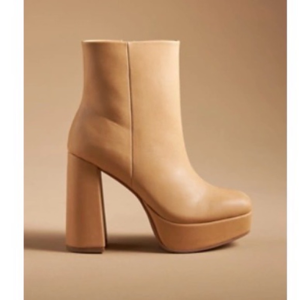 Anthropologie BC Footwear Nobody But Boots Platform Ankle Boots